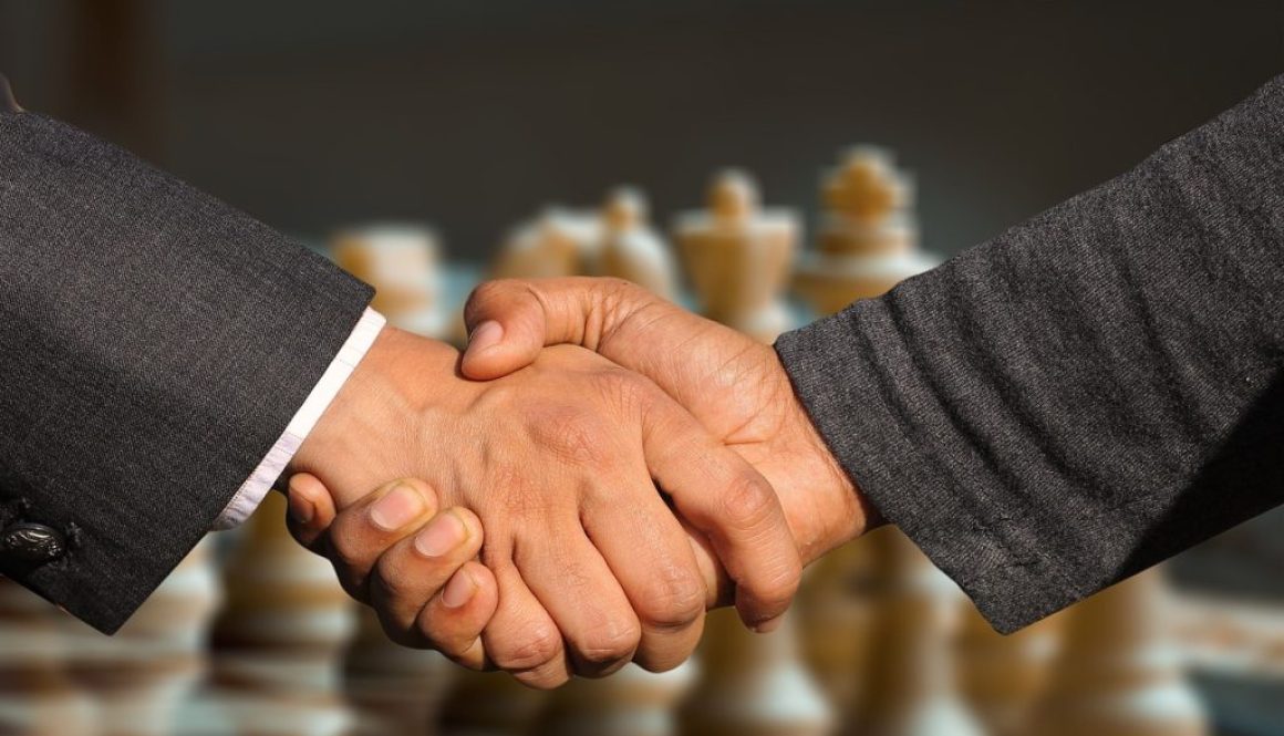 handshake agreement hands chess 7239620